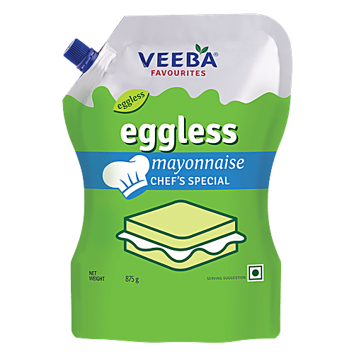 Veeba Eggless Mayonnaise Chef's Special, 875 g Standy Pouch 