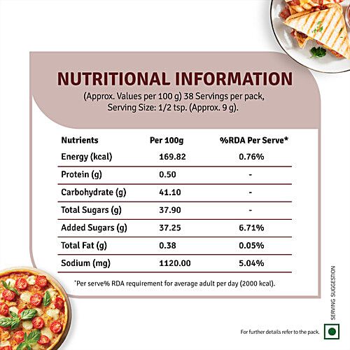 Veeba Chilli Oregano Hot Sauce, 350 g