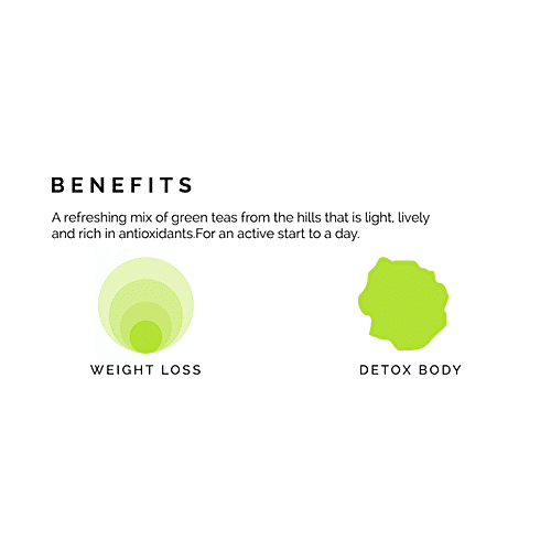 Teabox Organic Darjeeling Green Tea Bags - Weight Loss Support, Antioxidant Rich, 104 g (50 + 2 Bags x 2 g each) 