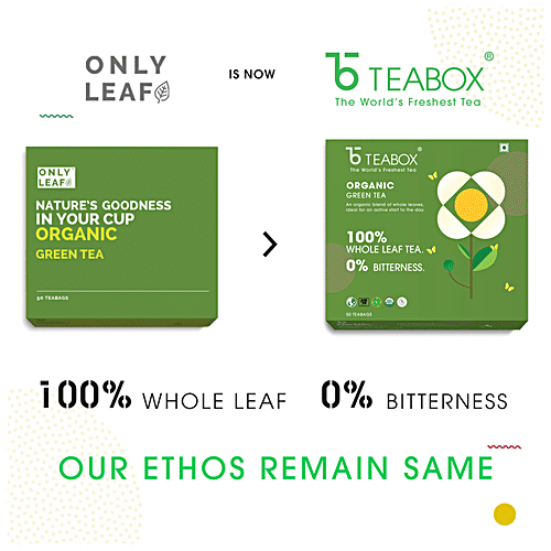 Buy Teabox Organic Darjeeling Green Tea Bags Weight Loss Support, Antioxidant Rich Online at