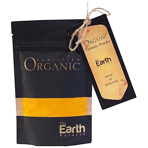 The Earth Reserve Organic - Turmeric Powder/Haldi, 80 g  