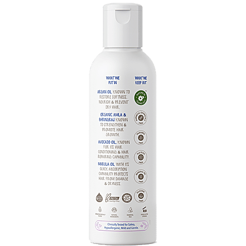 The Moms Co Natural 10-In-1 Baby Hair Oil, 200 ml  