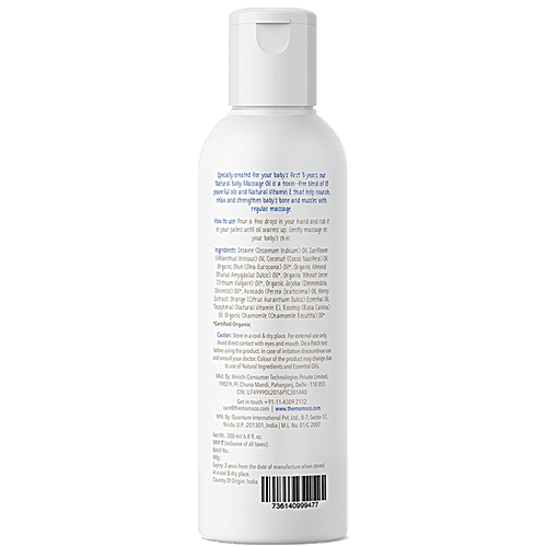 Buy The Moms Co Natural Baby Massage Oil Online at Best Price of Rs 474