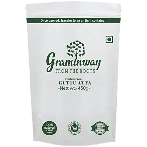 Graminway Gluten Free Kuttu Atta/Buckwheat Flour, 450 g  Gluten Free