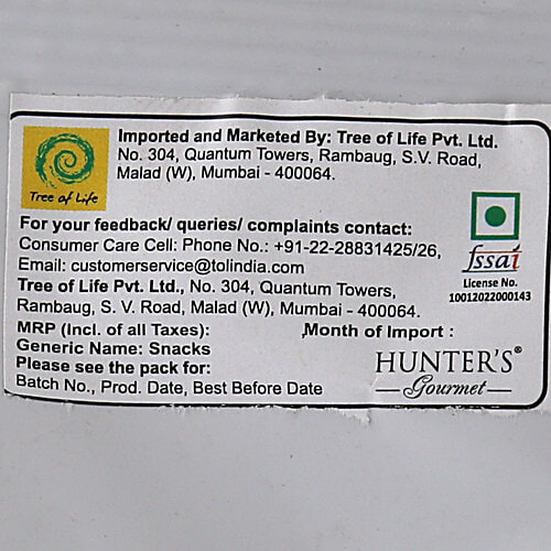 Hunter's Gourmet Baked Pretzos - With Sea Salt, No Preservatives & Artificial Colours, 180 g  No Preservatives & No Artificial Colours