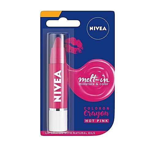 Buy NIVEA Coloron Lip Crayon Hot Pink Online at Best Price of Rs 249