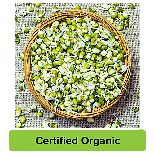 Buy fresho! Organic Sprouts Moong Green Online at Best Price of Rs 62