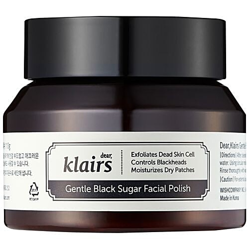 Klairs Gentle Black Sugar Facial Polish, 110 g  