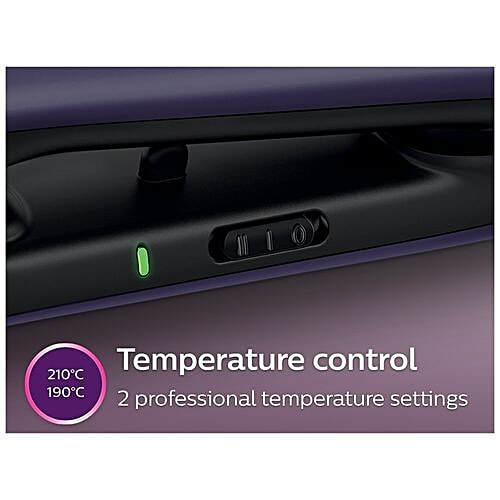 Philips BHS386 Kera Shine Straightener - Purple, 1 pc Iconic Care