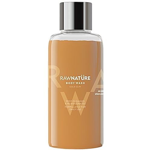 Buy RawNature Volcanic Gold Clay Body Wash Mini Online at Best Price