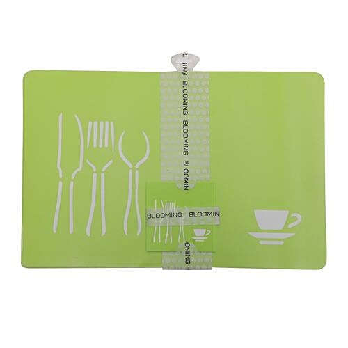 DP Dining Mat With Coasters Plastic - Green, BB172-3, 12 pcs  