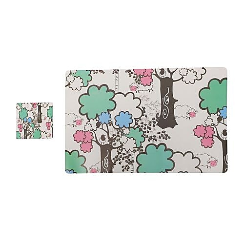 DP Dining Mat With Coasters Plastic - Multicolour, BB172-12, 12 pcs  