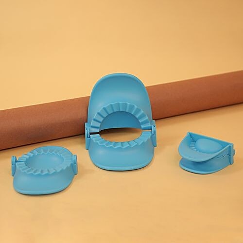 MEI YI JIA Dumpling/Momo Maker - Blue, BB1103, 3 pcs  Strong & Durable