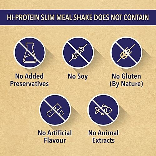 Saffola FITTIFY Gourmet Alphonso Mango Hi-Protein Slim Meal-Shake - No Added Sugar, 420 g Bottle Goodness of Vitamin C, E & Iron