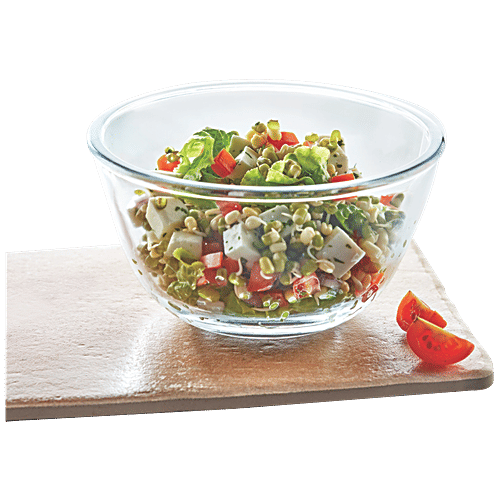 Borosil Borosilicate Select Glass Mixing Bowl - Oven & Microwave Safe, 900 ml  