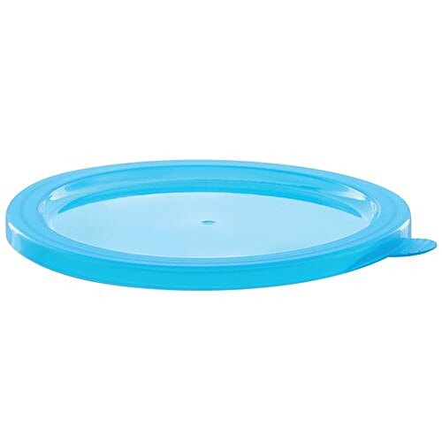 Borosil Borosilicate Select Glass Mixing Bowl With Blue Lid - Oven & Microwave Safe, 900 ml  