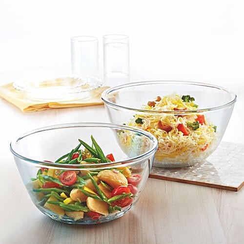 Buy Borosil Borosil Borosilicate Select Glass Mixing Bowl Oven