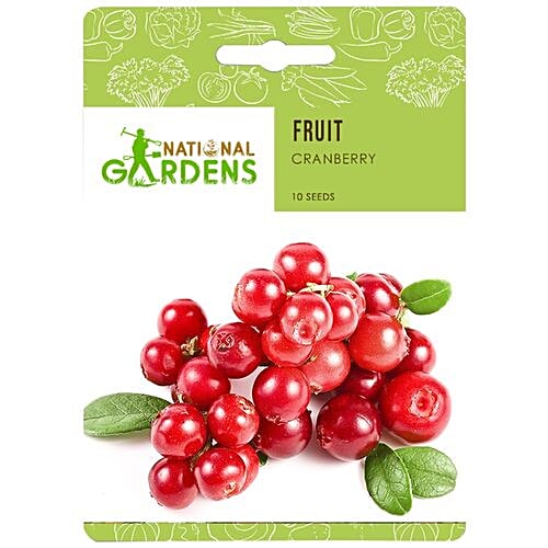 National Gardens Cranberry Fruit Seeds, 10 Seeds  Highest Quality, Hand - Picked