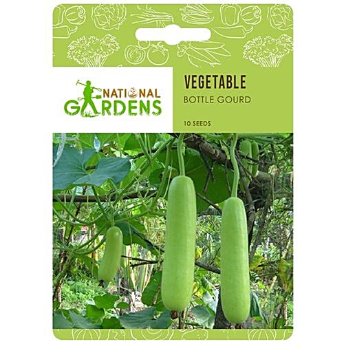 National Gardens Bottle Gourd Seeds, 10 Seeds  