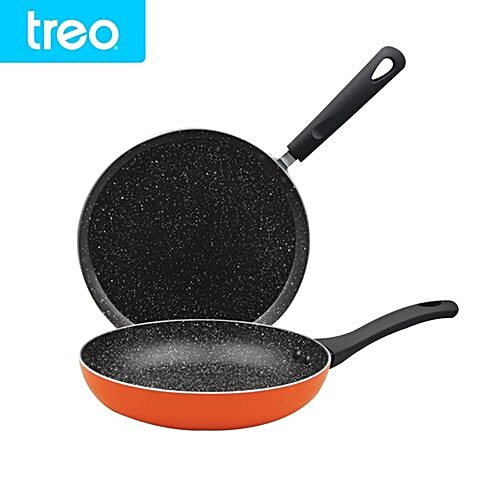 Treo La Culinaire Granito Non Stick Cookware Set - Orange, 2 pcs  
