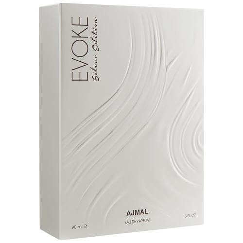 Ajmal Evoke Silver Edition Him EDP Woody Perfume For Men, 90 ml  