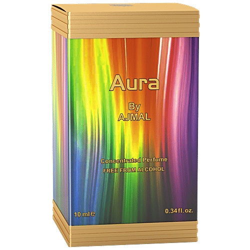 Ajmal Aura Concentrated Floral Perfume Free From Alcohol For Women, 10 ml  Free from Alcohol