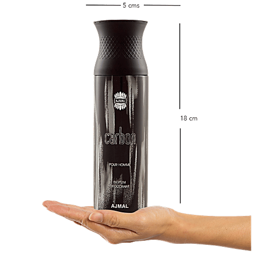 Ajmal Carbon Perfume Deodorant For Men, 200 ml