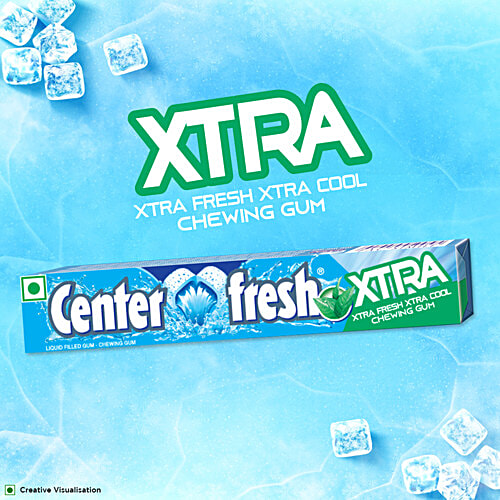 Center Fresh Xtra Fresh Chewing Gum, 20 g  