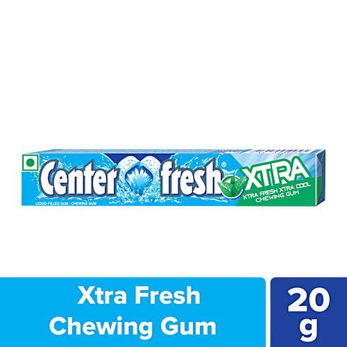 Center Fresh Xtra Fresh Chewing Gum, 20 g  