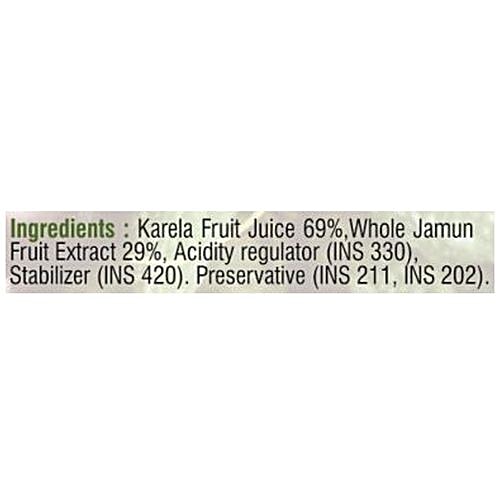 Disano Karela Jamun Plus Juice, 500 ml Bottle 