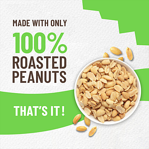 Disano Unsweetened Crunchy Peanut Butter, 1 kg Jar 