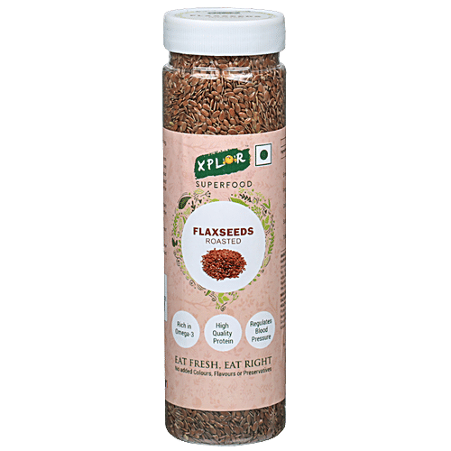 Buy XPLOR Roasted Flaxseeds Online at Best Price of Rs 120 bigbasket