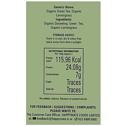 Buy XPLOR Organic Weight Loss Whole Leaf Green Tea with Lemongrass