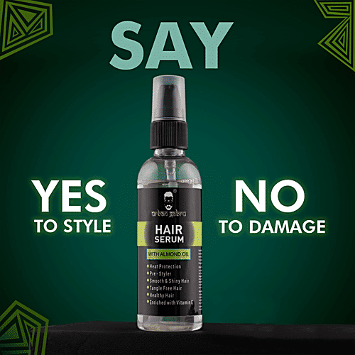 urban gabru Hair Serum With Almond Oil For Men And Women, 100 ml  