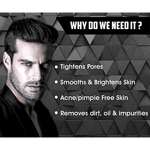 urban gabru Charcoal Face Wash With Apple Cider Vinegar For Pimple, Acne Control And Clear Glowing Skin, 120 g