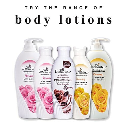 Buy Enchanteur Intense Moisture Perfumed Body Lotion Cocoa Butter
