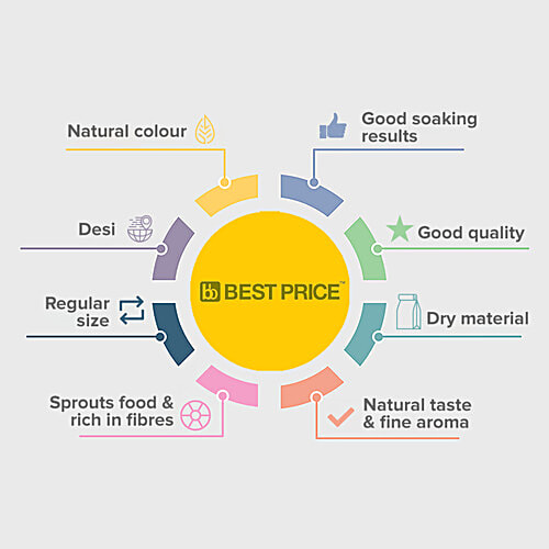 bb SUPER SAVER Lobia/Chawli White, 500g  