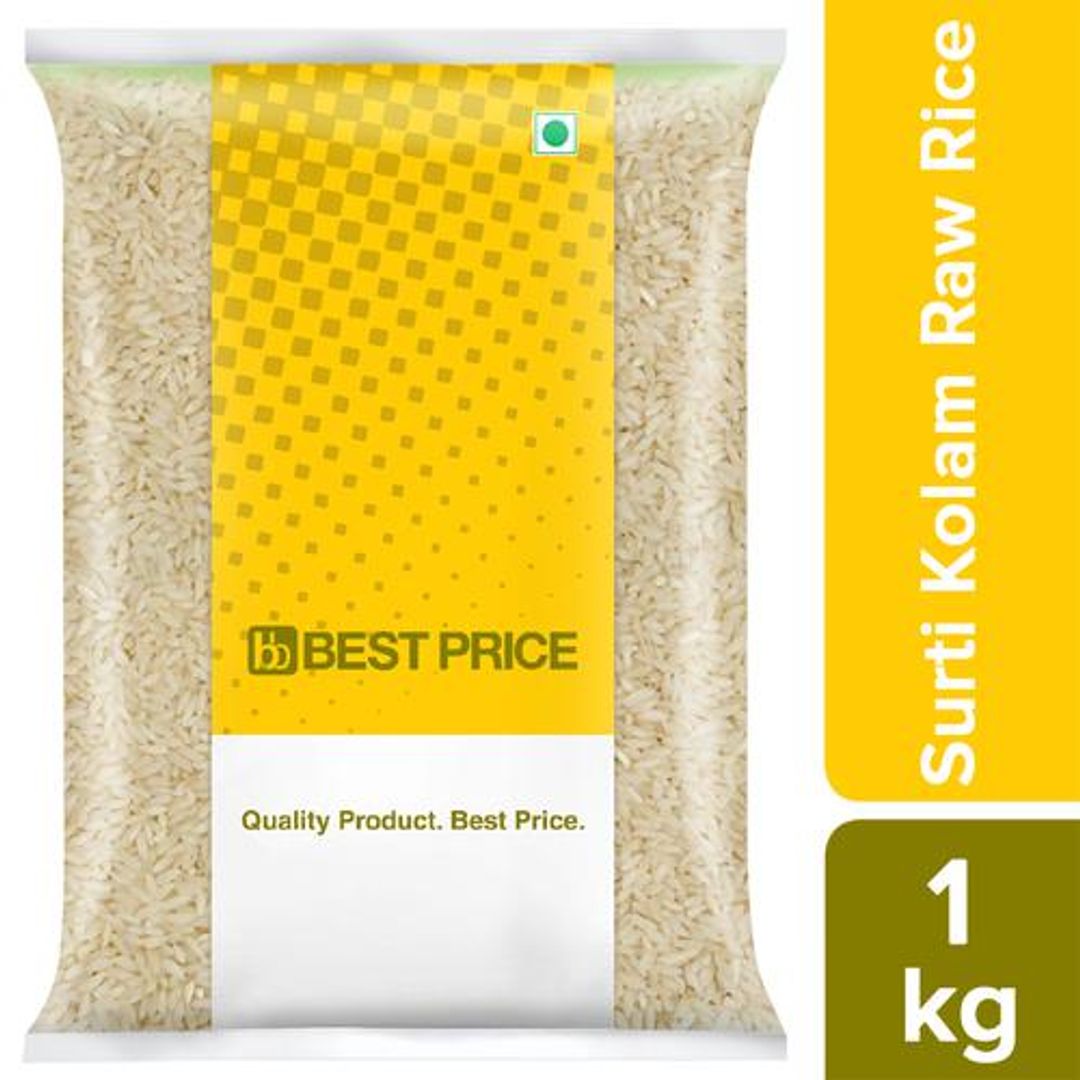 Super Saver Surti Kolam Raw Rice/Akki, 1 kg 