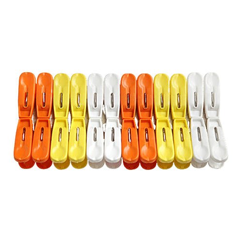Mr. Boss Opal Plastic Clip / Cloth clip, 24 pcs  Premium Quality & Durable