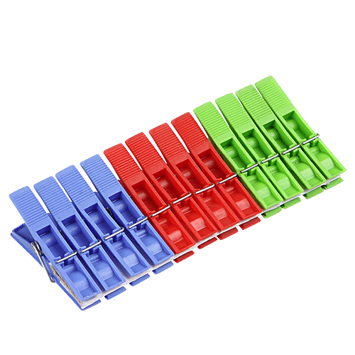 Mr. Boss Power Cloth Clip/Drying Peg Set, 12 pcs  