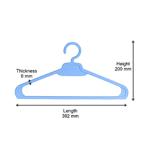 Mr. Boss Harmony Cloth Hanger/Wardrobe Hanger Set, 6 pcs  