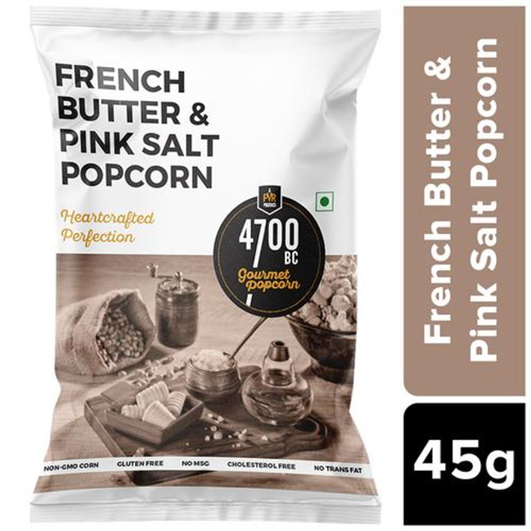 4700BC Gourmet Popcorn - French Butter & Pink Salt, 45 g 