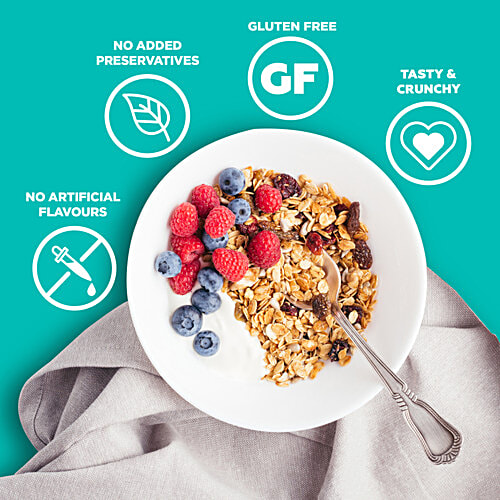 Yoga Bar Muesli - Almond & Quinoa Crunch, Healthy, Rich In Protein, Breakfast Cereal, 400 g  Protein Power