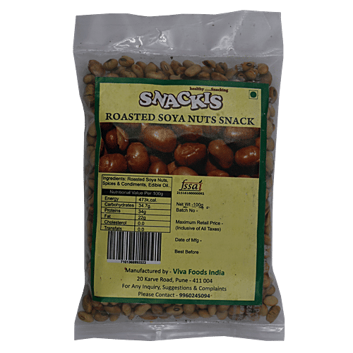 Buy Snackis Roasted Soya Nuts Snack Online at Best Price of Rs null