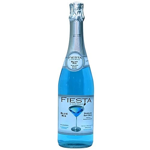 FIESTA Fiesta Sparkling Blue Drink, 750 ml Glass Bottle No Preservatives Pasteurised