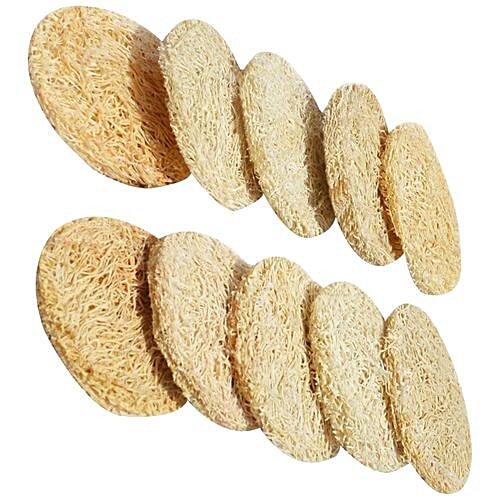 Panache Loofah Stamps - Colour May Vary, 10 pcs  