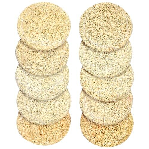 Panache Loofah Stamps - Colour May Vary, 10 pcs  