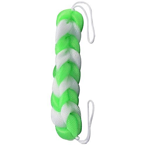 Panache Shower Sponge - Green & White, Colour May Vary, 1 pc  
