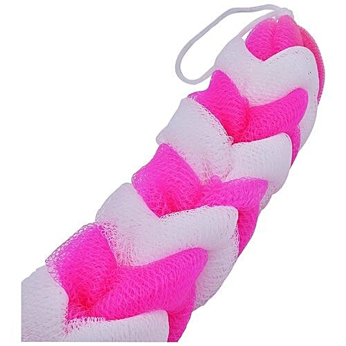 Panache Shower Sponge - Pink & White, Colour May Vary, 1 pc  