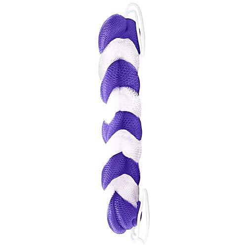 Panache Shower Sponge - Purple & White, Colour May Vary, 1 pc  